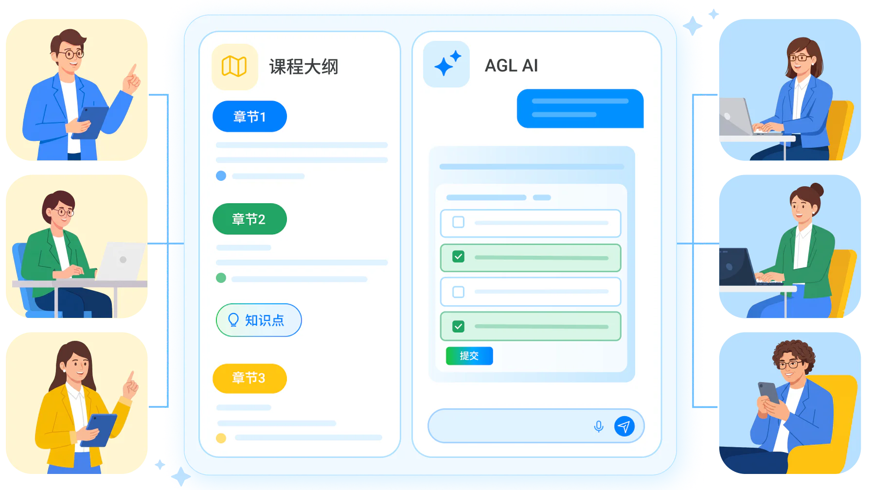 企业级课程学习稳定性：不同讲师在不同时间创建的同类课程体验一致