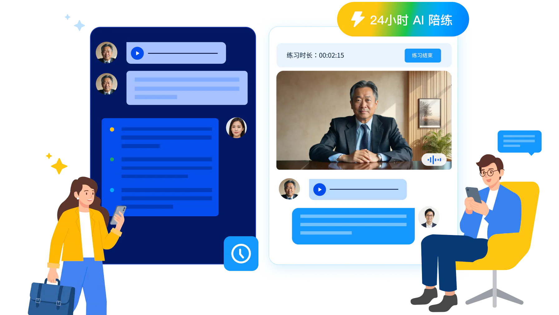 移动端无限次 AI 陪练：激活碎片化高频实战，将销售达产周期压缩 50%