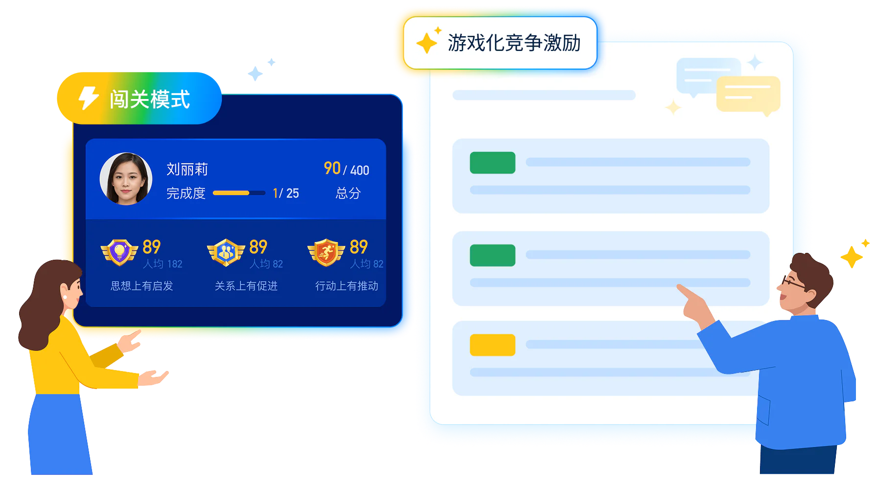 游戏化闯关与积分榜单激励机制：点燃员工内驱力，让实战对练从被动任务变主动挑战