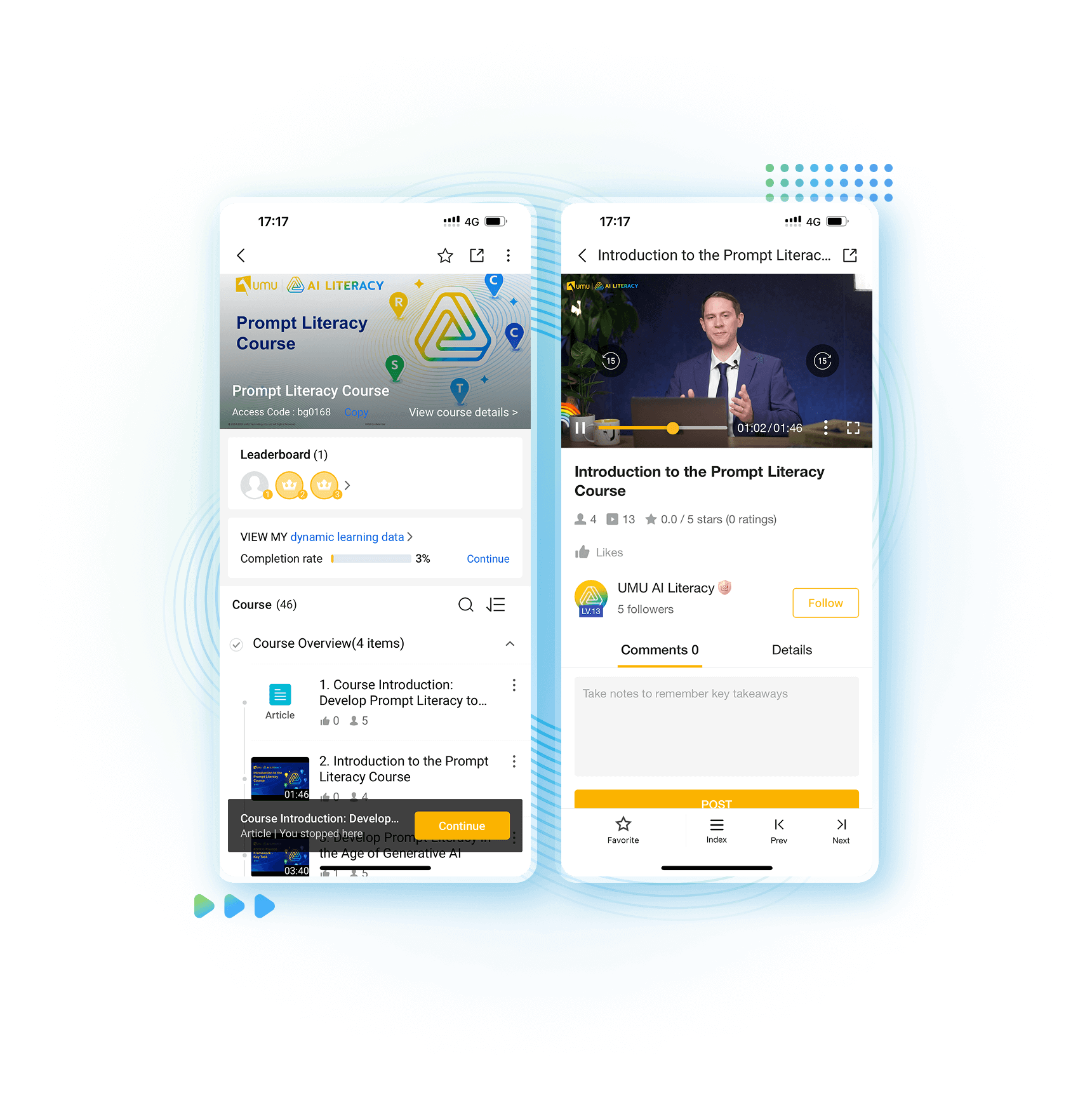 Lightweight course design, agile enablement